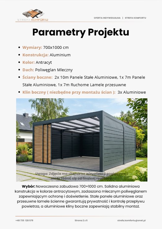 Mockup dokumentu PDF Strefa Komfortu - strona 2